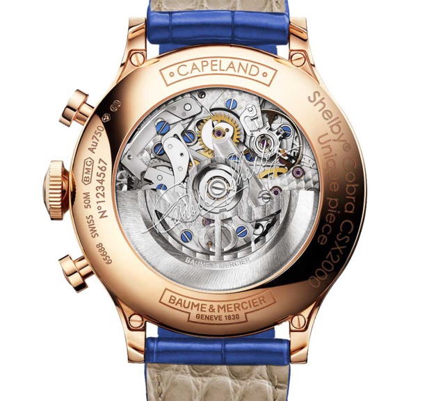Baume & Mercier : un chrono unique pour l'acquéreur de la Cobra CSX 2000 Baume & Mercier : un chrono unique pour l'acquéreur de la Cobra CSX 2000