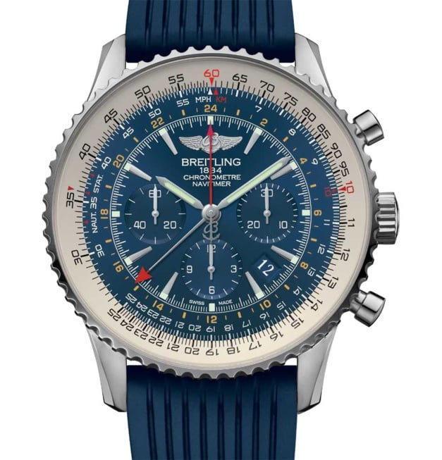 Breitling Navitimer GMT Aurora Blue Breitling Navitimer GMT Aurora Blue