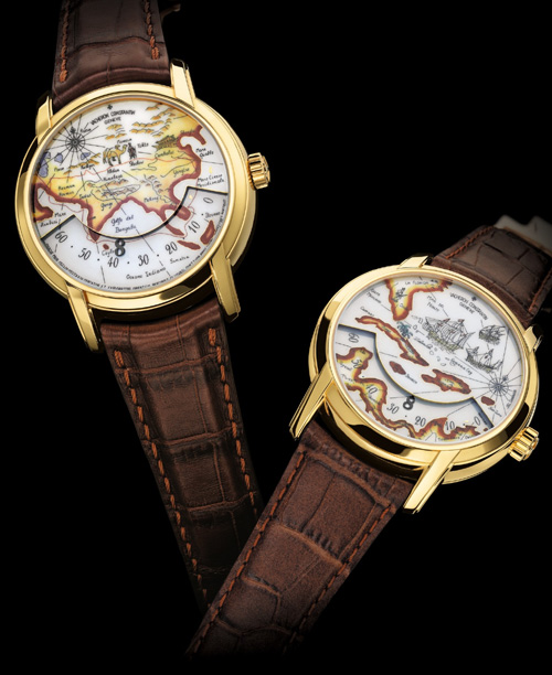 Vacheron Constantin rend hommage à Marco Polo et Christophe Colomb et fait voyager l’heure… Vacheron Constantin rend hommage à Marco Polo et Christophe Colomb et fait voyager l’heure…