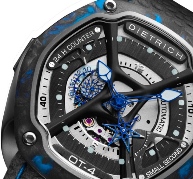 Dietrich O.Time : un étonnant carbone forgé coloré Dietrich O.Time : un étonnant carbone forgé coloré
