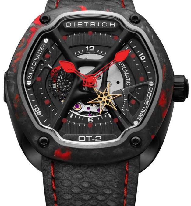 Dietrich O.Time : un étonnant carbone forgé coloré Dietrich O.Time : un étonnant carbone forgé coloré