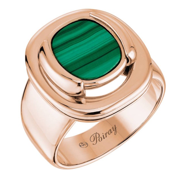 Poiray : chevalière duoface
