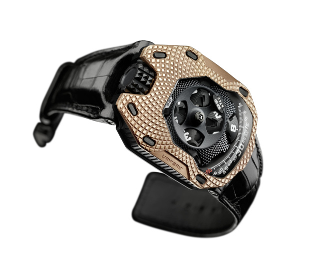 Urwerk UR-105 Raging Gold : le temps d'or