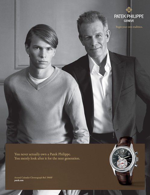 Campagne Générations de Patek Philippe, version 2008