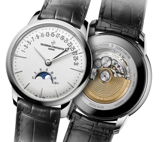 Vacheron Constantin Patrimony phase de Lune et date rétro Vacheron Constantin Patrimony phase de Lune et date rétro