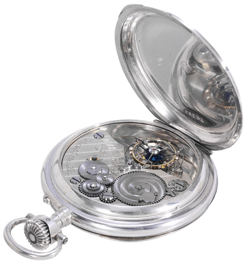 Montre Glashütte à tourbillon volant à une minute de type Helwig Montre Glashütte à tourbillon volant à une minute de type Helwig