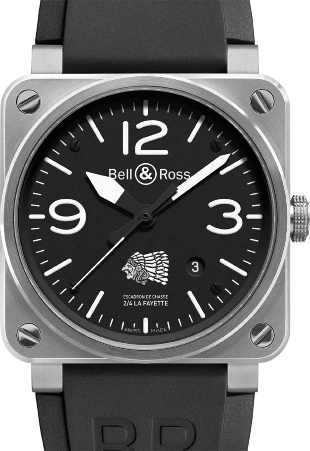 Bell & Ross BR03-92 Escadron de Chasse 2/4 La Fayette Bell & Ross BR03-92 Escadron de Chasse 2/4 La Fayette