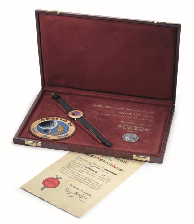Christie's présente la Vacheron Constantin Apollo 14 d'Edgar Mitchell