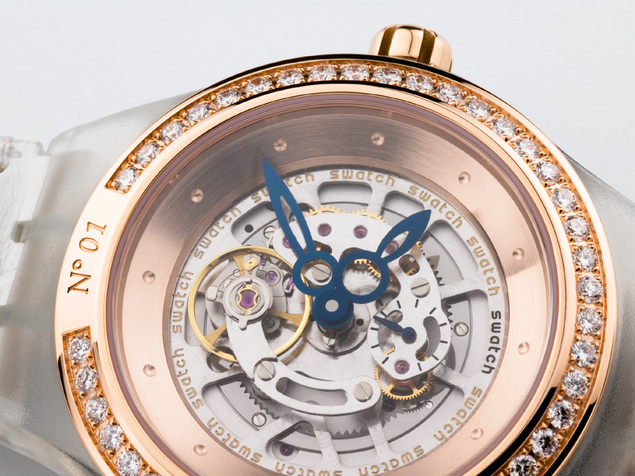 Swatch Diaphane One : deux swatch de luxe pour hommes et femmes
