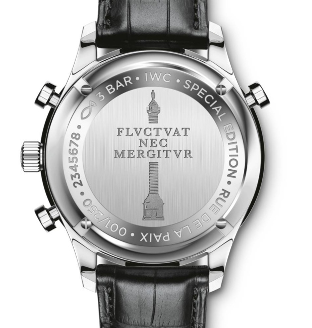 IWC Portugaise Chrono Rattrapante : édition Paris à 250 exemplaires IWC Portugaise Chrono Rattrapante : édition Paris à 250 exemplaires