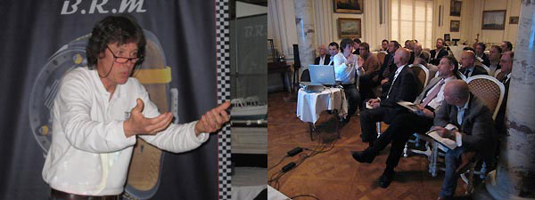 Jean-Paul Crabbe donnant un cours d'horlogerie aux membres du Club-Chronos Jean-Paul Crabbe donnant un cours d'horlogerie aux membres du Club-Chronos