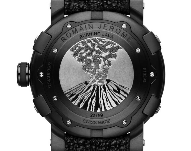 RJ Romain Jerome Eyjafjallajökull-DNA Burnt : éruption horlogère RJ Romain Jerome Eyjafjallajökull-DNA Burnt : éruption horlogère