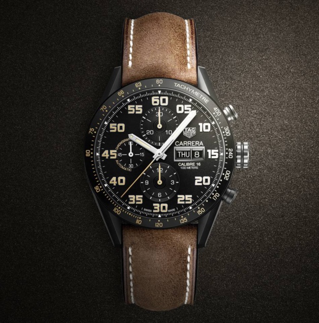 TAG Heuer Carrera Calibre 16 Day-Date Chrono Black titanium TAG Heuer Carrera Calibre 16 Day-Date Chrono Black titanium