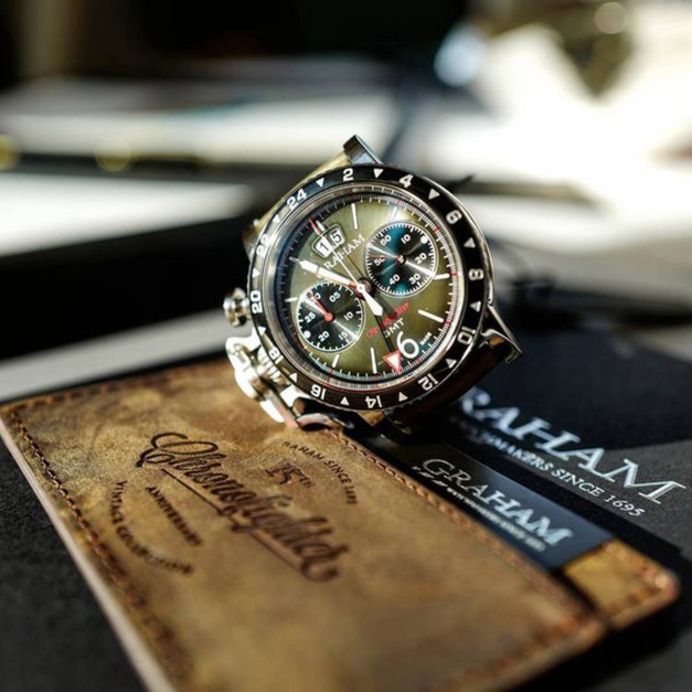 Graham Chronofighter Vintage GMT et grande date Graham Chronofighter Vintage GMT et grande date