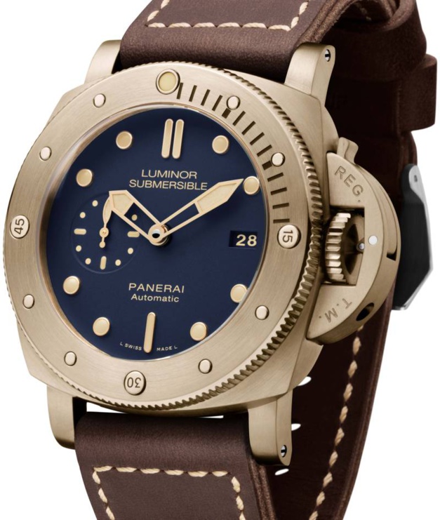 Panerai Luminor 1950 Bronzo cadran bleu : du bronze qui vaut de l'or Panerai Luminor 1950 Bronzo cadran bleu : du bronze qui vaut de l'or