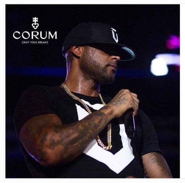 Booba : nouvel ami de la marque Corum