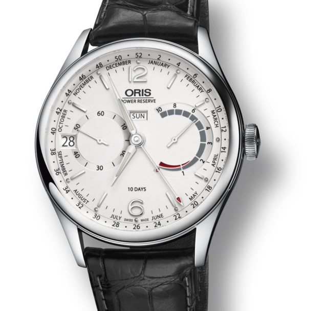 Oris Artelier 113 : un calendrier d'affaires pour le 4ème mouvement "maison"