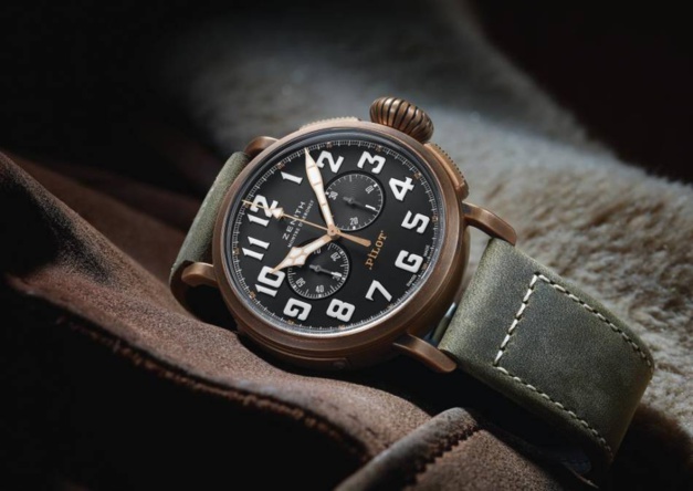 Zenith Pilot Heritage Extra Special Chronograph : l'envol du bronze Zenith Pilot Heritage Extra Special Chronograph : l'envol du bronze