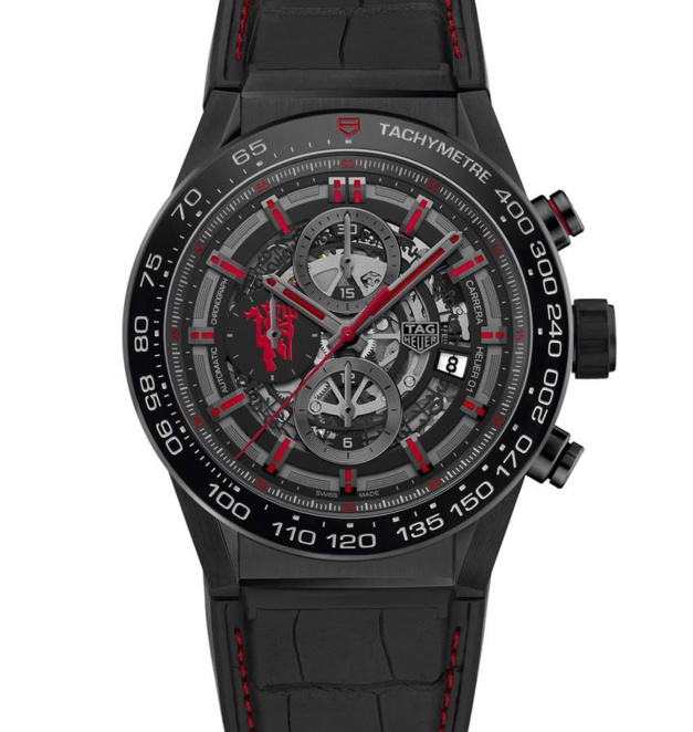 TAG Heuer Carrera Calibre Heuer 01 Manchester United Edition Speciale TAG Heuer Carrera Calibre Heuer 01 Manchester United Edition Speciale