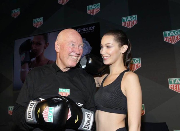 Bella Hadid, l'ambassadrice sexy de TAG Heuer