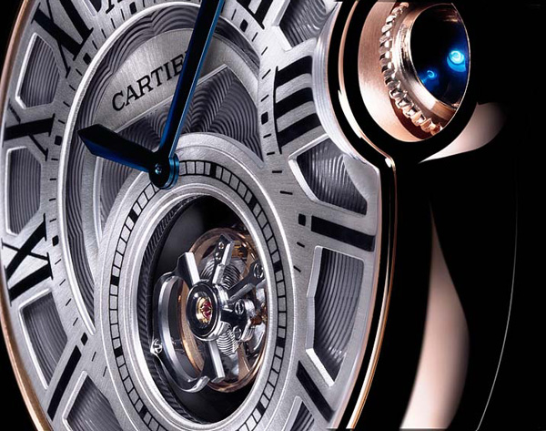 Ballon bleu de Cartier avec tourbillon volant Ballon bleu de Cartier avec tourbillon volant