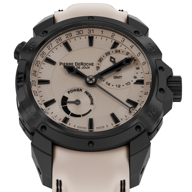 Pierre DeRoche TNT GMT et réserve de marche