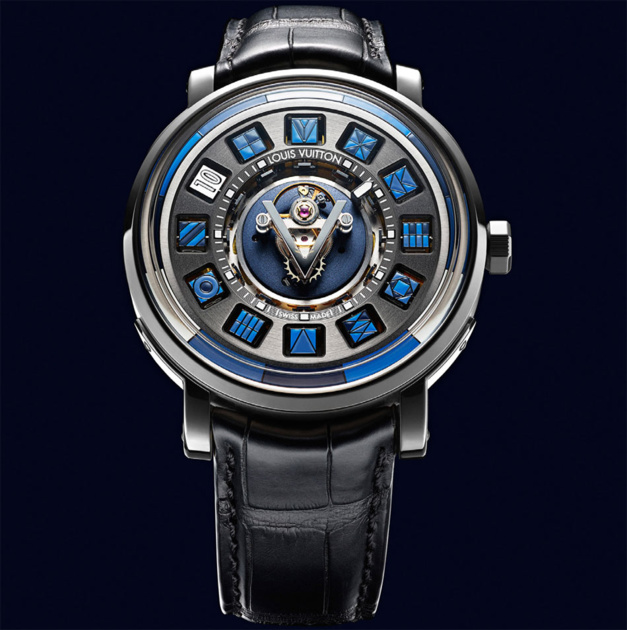 Louis Vuitton Escale Spin Time Tourbillon Central Bleue