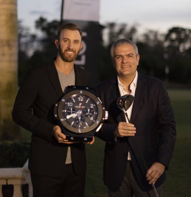 Le golfeur Dustin Johnson devient ambassadeur Hublot