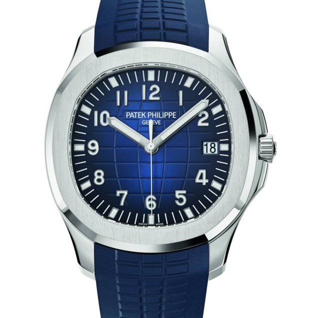 Patek Philippe Aquanaut 5168G : sport chic en or gris et cadran bleu Patek Philippe Aquanaut 5168G : sport chic en or gris et cadran bleu