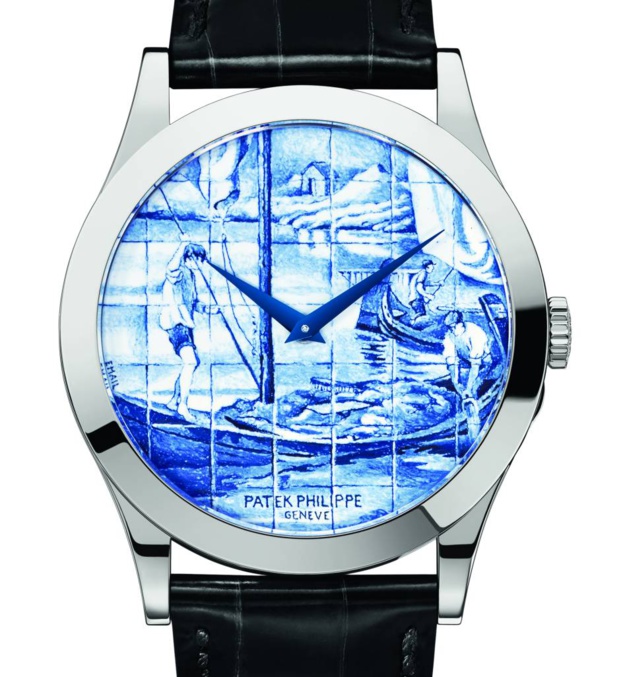 Patek Philippe Calatrava "Azulejos" : l'heure lisboète Patek Philippe Calatrava "Azulejos" : l'heure lisboète