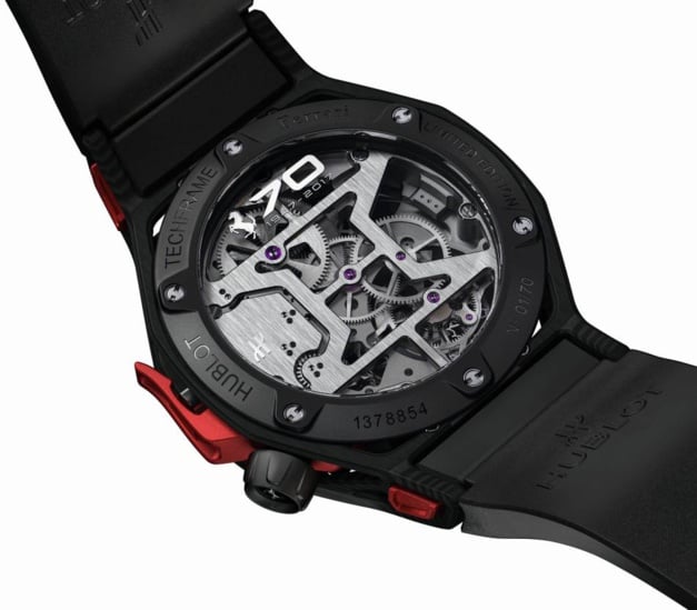 Hublot Techframe Design Ferrari : comme un bolide Hublot Techframe Design Ferrari : comme un bolide