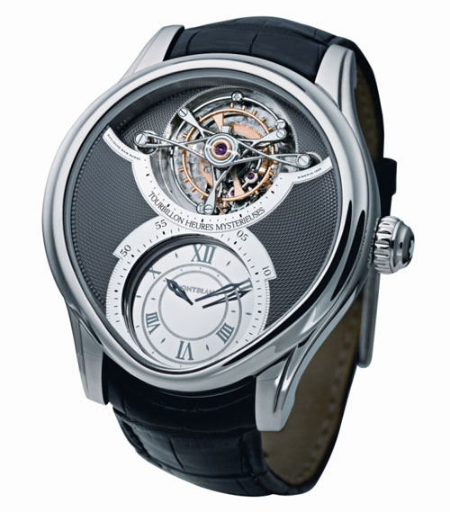 Tourbillon heures mystérieuses de chez Montblanc