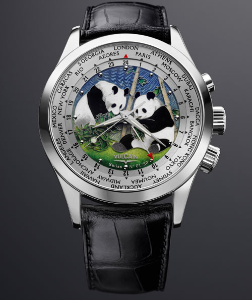 Vulcain Aviator GMT « The Pandas » : une édition limitée et un symbole de paix…
