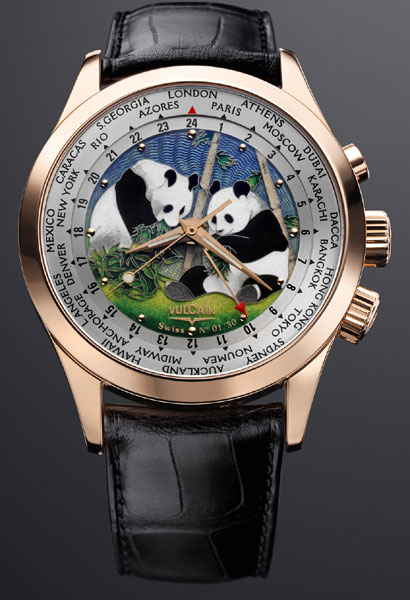 Vulcain Aviator GMT « The Pandas » : une édition limitée et un symbole de paix…