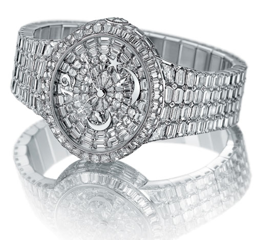 Cat’s eye haute joaillerie Girard-Perregaux : une montre prestigieuse parée de plus de 500 diamants