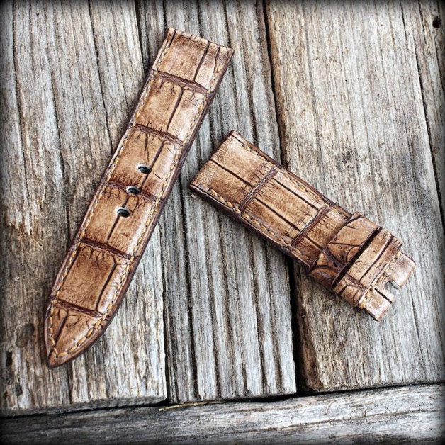 Canotage-strap : beaux bracelets artisanaux en cuir patiné ou vintage