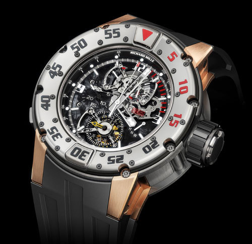 Richard Mille présente la RM 025, un chronographe de plongée à tourbillon… Richard Mille présente la RM 025, un chronographe de plongée à tourbillon…