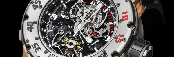 Richard Mille présente la RM 025, un chronographe de plongée à tourbillon… Richard Mille présente la RM 025, un chronographe de plongée à tourbillon…