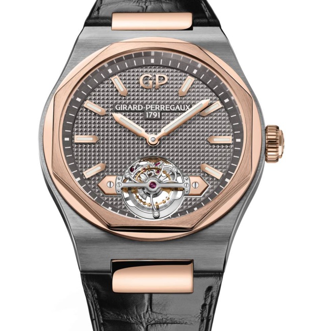 Girard-Perregaux Laureato Tourbillon : un Pont d'Or Girard-Perregaux Laureato Tourbillon : un Pont d'Or