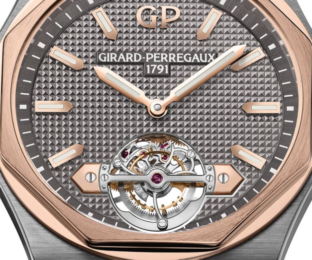 Girard-Perregaux Laureato Tourbillon : un Pont d'Or Girard-Perregaux Laureato Tourbillon : un Pont d'Or