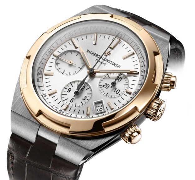 Vacheron Constantin : une Overseas chrono en or rose et acier en 42,5 mm Vacheron Constantin : une Overseas chrono en or rose et acier en 42,5 mm