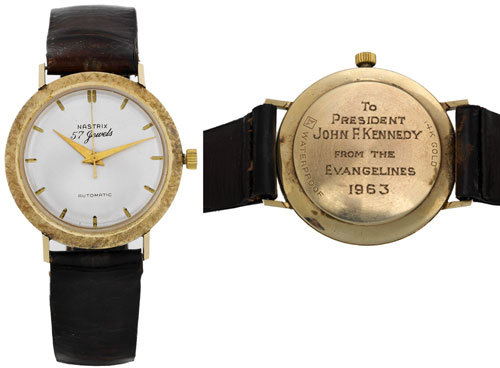 Antiquorum met en vente les montres de J.F. Kennedy et de Gandhi Antiquorum met en vente les montres de J.F. Kennedy et de Gandhi