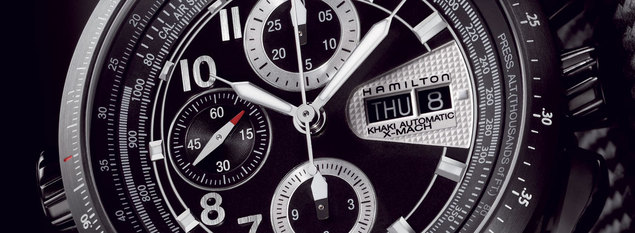 Hamilton Khaki X-Mach : une montre capable de mesurer la vitesse d’un avion par rapport à celle du son