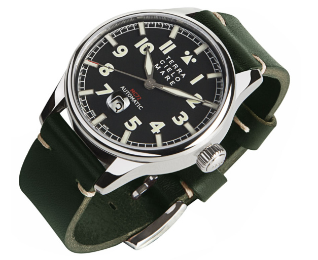 Terra Cielo Mare MC72 : une luxueuse montre de pilote d'entrée de gamme Terra Cielo Mare MC72 : une luxueuse montre de pilote d'entrée de gamme