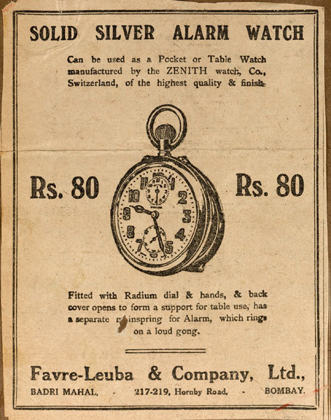 La montre de poche Zenith de Gandhi retrouve le chemin de l’Inde…