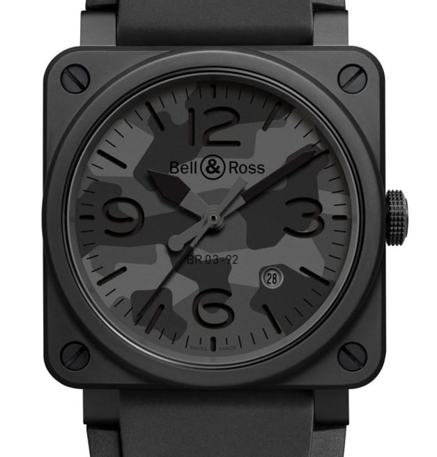 Bell & Ross BR 03-92 Black Camo : la discrète Bell & Ross BR 03-92 Black Camo : la discrète