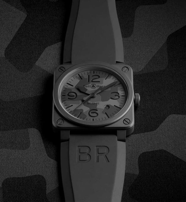 Bell & Ross BR 03-92 Black Camo : la discrète Bell & Ross BR 03-92 Black Camo : la discrète