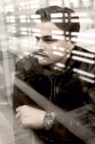 Leonardo DiCaprio et son Aquaracer 500M Leonardo DiCaprio et son Aquaracer 500M