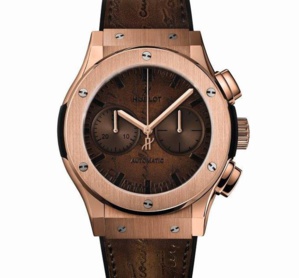Hublot Classic Fusion Berluti : chrono cuir Hublot Classic Fusion Berluti : chrono cuir