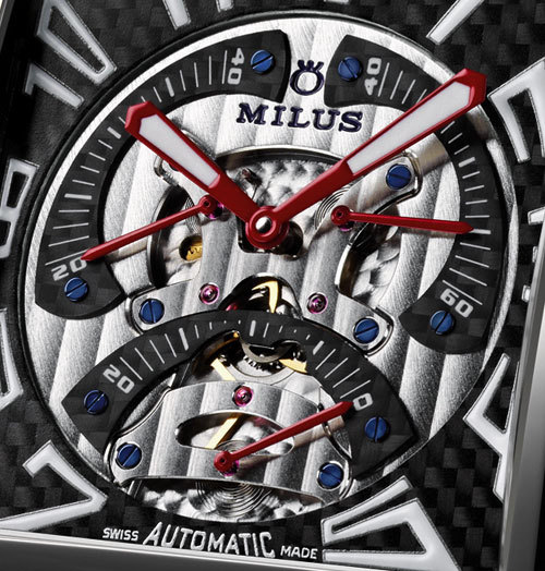 Milus Herios TriRetrograde Seconds Skeleton